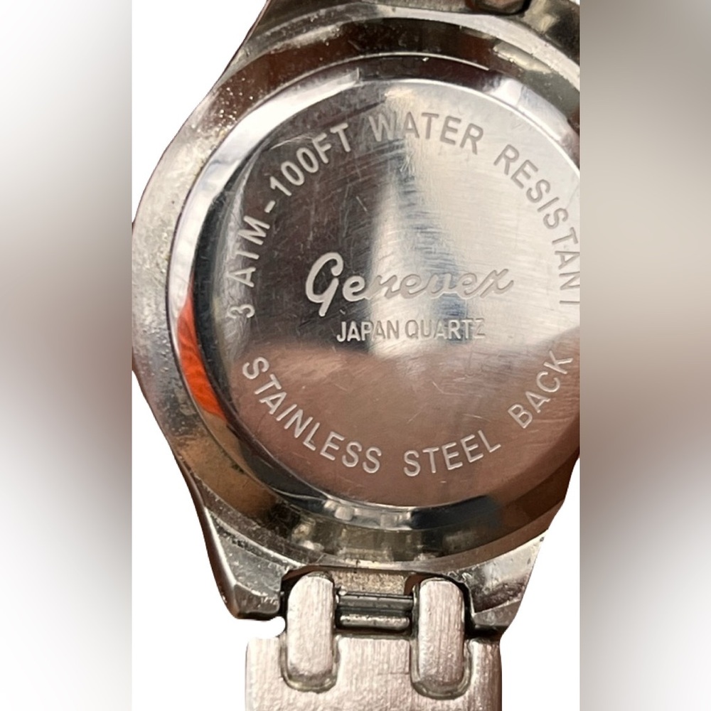 Geneva Women’s Silver Watch with Blue Dial - Picture 2 of 5